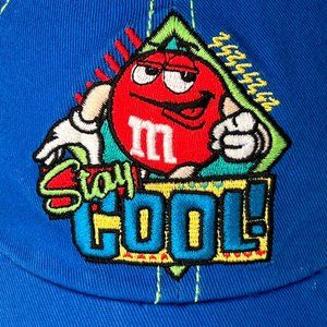 M&M's World Hat Boys Strap Back Stay Cool Embroidered Adjustable Baseball Cap